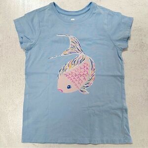 Tea Collection Girls’ Fish T-Shirt - Sz 8